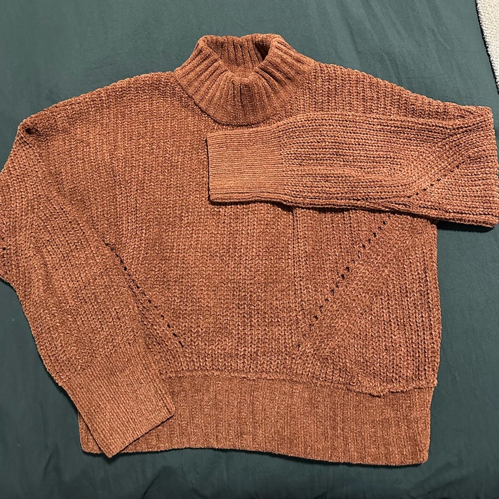 Turtleneck Cropped Sweater